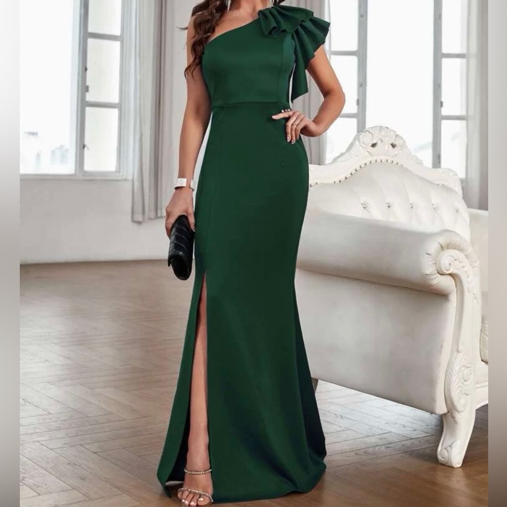 Formal Long Thigh Split Dress